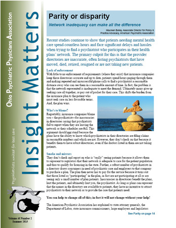 Insight Matters Summer 2015 front cover